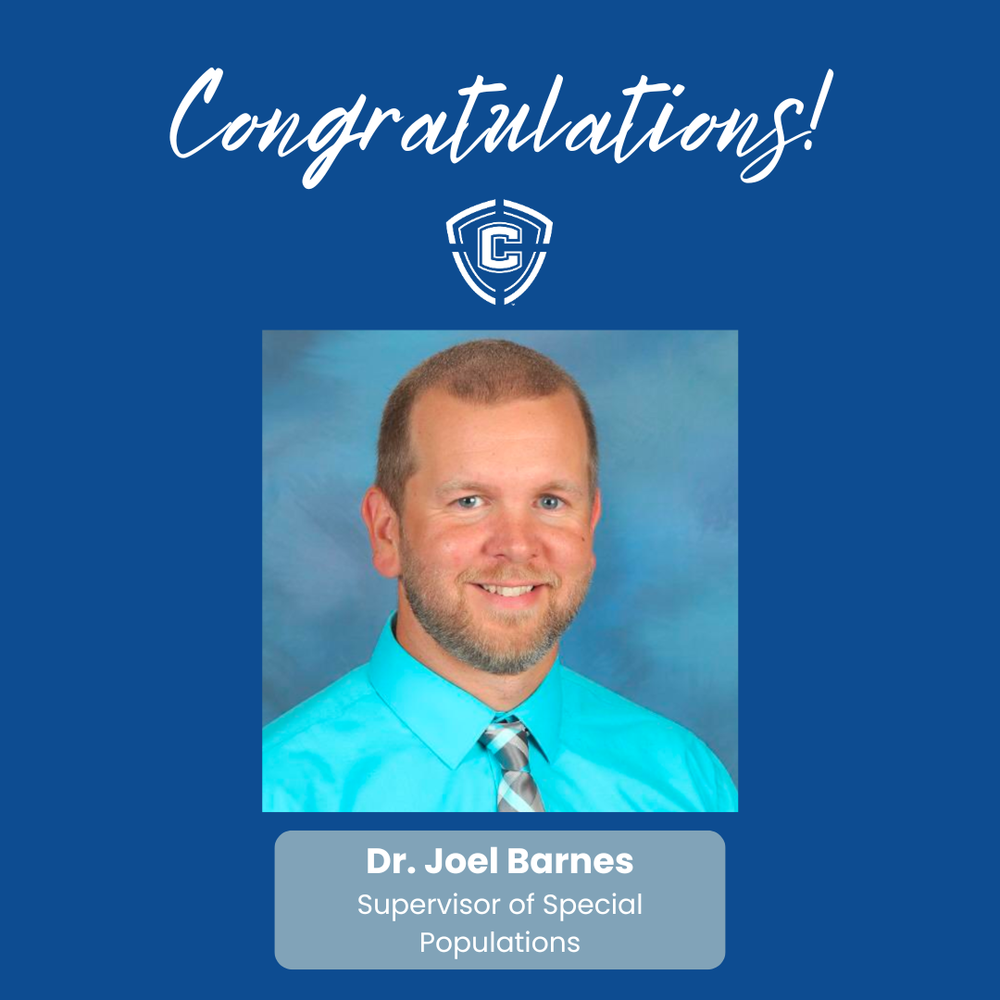 Dr. Joel Barnes Named Supervisor of Special Populations for Cleveland City Schools  Cleveland City Schools is pleased to announce that Dr. Joel Barnes will return to the district office to serve as Supervisor of Special Populations. At the end of this school year, Dr. Barnes will transition from his current role as Principal of Blythe-Bower Elementary School to begin this new chapter of leadership at the system level.  Dr. Barnes has served Blythe-Bower with dedication, vision, and heart. Under his leadership, the school has continued to foster a positive culture centered on academic growth, student support, and strong family partnerships. His commitment to creating an inclusive environment where every child feels valued has left a lasting impact on students, staff, and the broader school community.  Prior to leading Blythe-Bower, Dr. Barnes served Cleveland City Schools as Supervisor of Federal Projects and Professional Development. He also previously served as an assistant principal at both Cleveland High School and Cleveland Middle School, bringing a broad understanding of the district’s K-12 system to every role he holds.  In his new position as Supervisor of Special Populations, Dr. Barnes will oversee programs designed to support students with diverse learning needs, ensuring equitable access to high-quality instruction and services across the district. His experience as a school leader, combined with his passion for student success, uniquely positions him to strengthen support systems that help every learner thrive.  “Dr. Barnes has consistently demonstrated a heart for students and a strong commitment to excellence,” said Dr. Jeff Elliott, Director of Schools. “His leadership at Blythe-Bower has made a meaningful difference, and we are confident he will continue to serve our district well as Supervisor of Special Populations.”  Dr. Barnes shared that while leaving Blythe-Bower is bittersweet, he is excited about the opportunity to once again serve students and educators across the entire district.  “I am incredibly grateful for the time I’ve spent at Blythe-Bower and for the relationships built with our students, staff, and families,” Dr. Barnes said. “I look forward to continuing to serve Cleveland City Schools in a new capacity and working to ensure that every student receives the support they need to succeed.”  Cleveland City Schools will announce plans for leadership at Blythe-Bower Elementary School in the coming weeks.