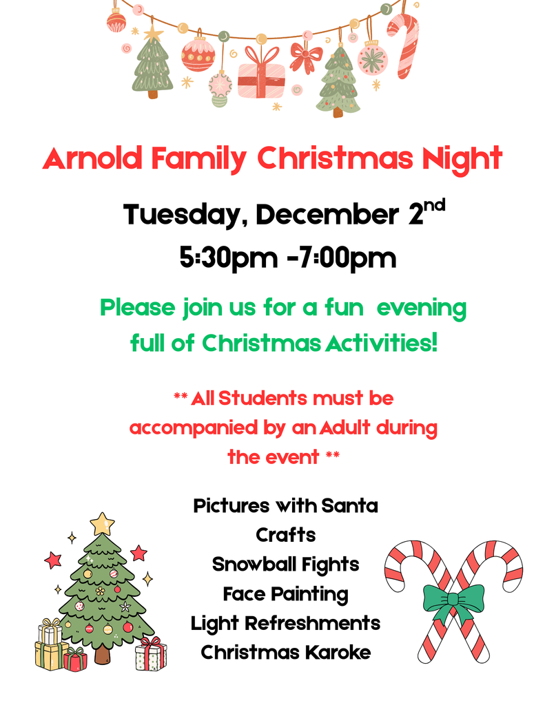 Christmas Family Fun Night English