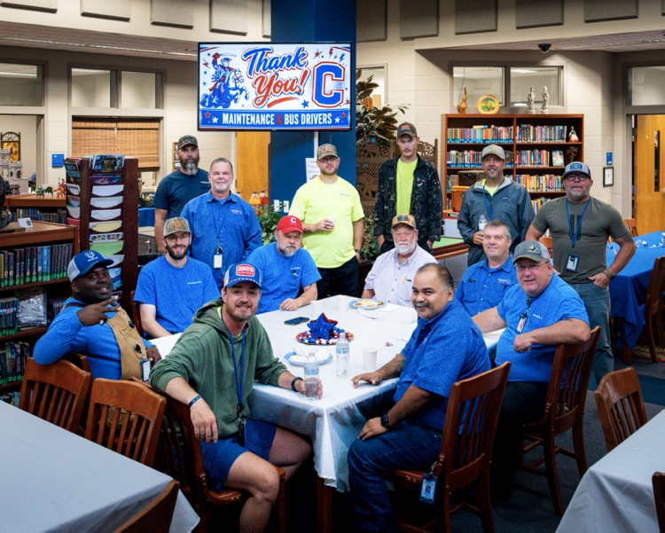 CCS Maintenance & Transportation teams were honored with Breakfast courtesy of Eggs Up Grill in Cleveland, TN