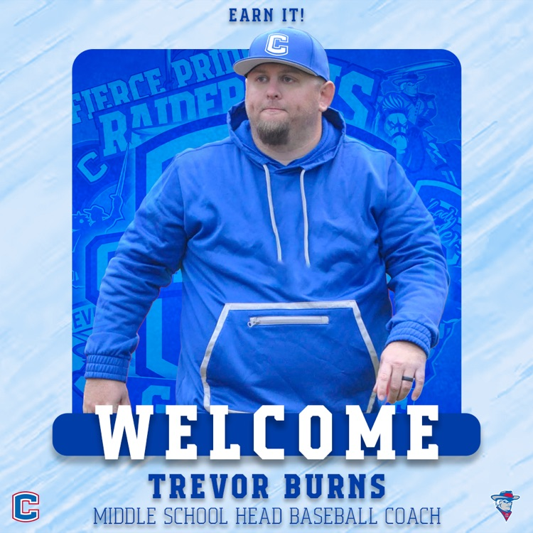 Trevor Burns is the new baseball coach at Cleveland Middle School