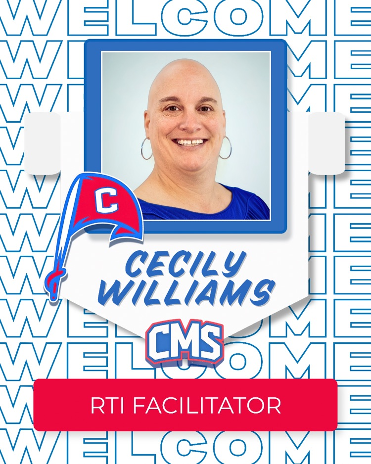 Cecily Williams announced as new RTI Facilitator at Cleveland Middle School