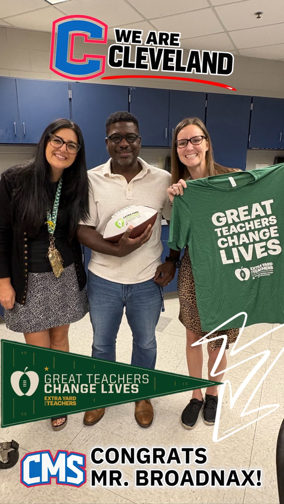 Mr. Broadnax - Nominated for Extra Yard Teachers