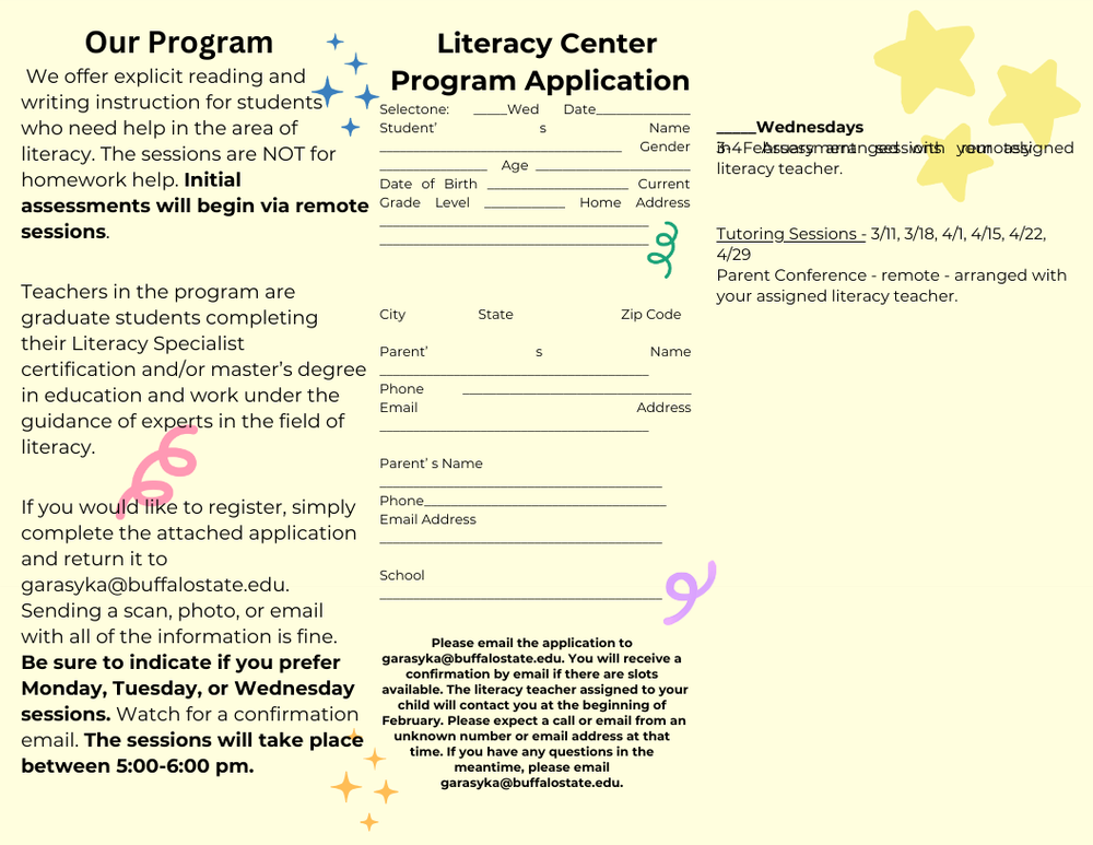 Buffalo State Literacy Application