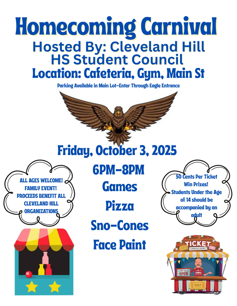 Homecoming carnival flyer