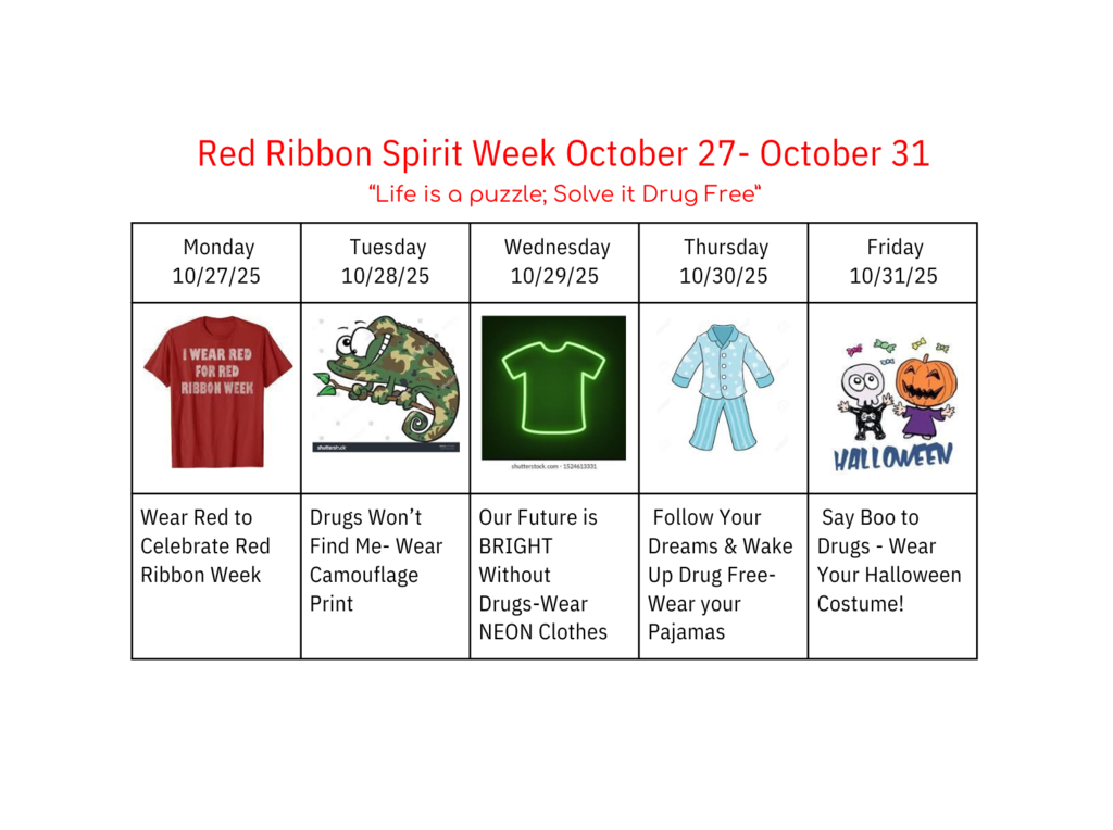 Red Ribbon Week Flyer