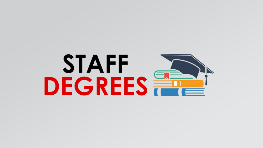 Staff Degrees graphic