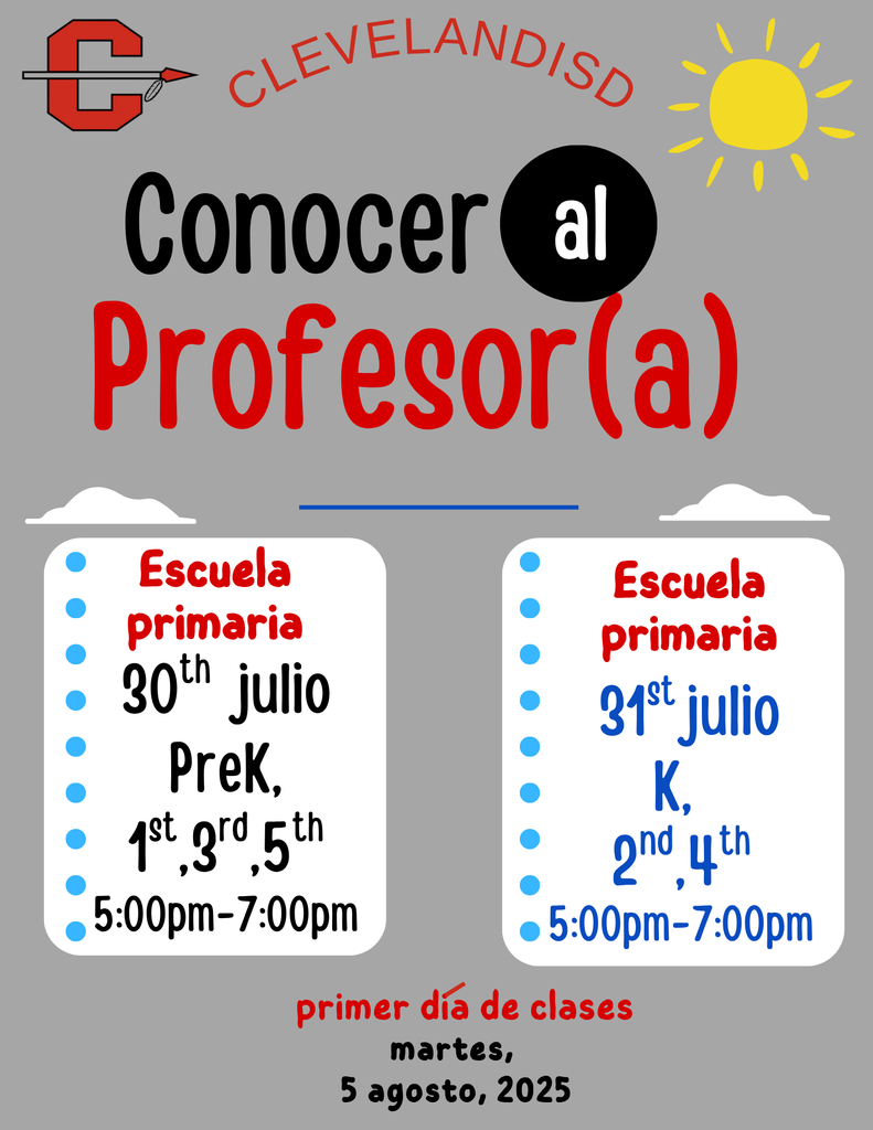 Meet the Teacher Flyer 