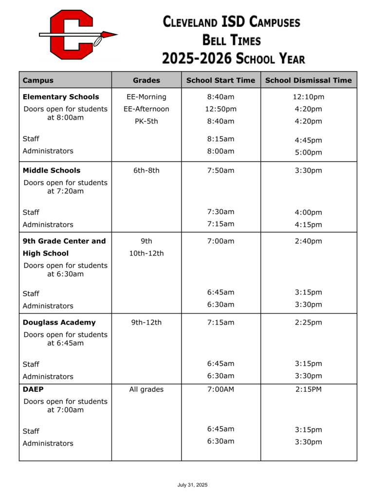 Copy of 2025-26 bell schedules