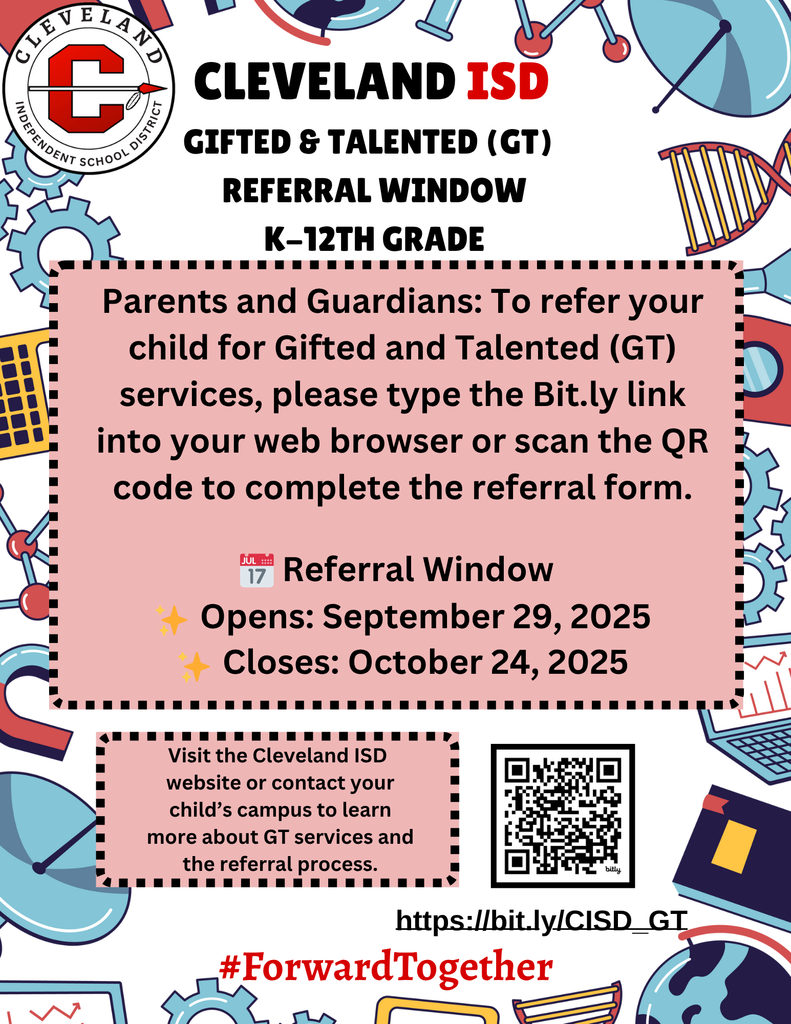 Gifted and Talented flyer
