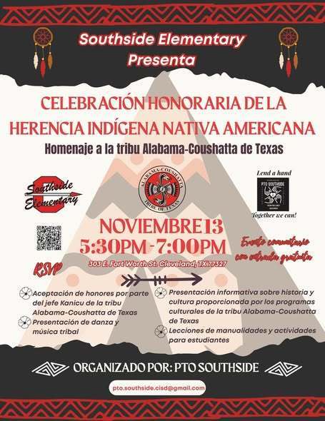Southside flyer honary native amercian hertiage celbration  - Spanish