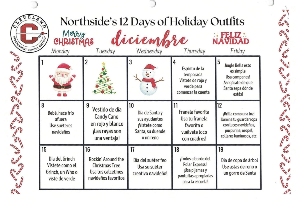 12 days of christmas Spanish
