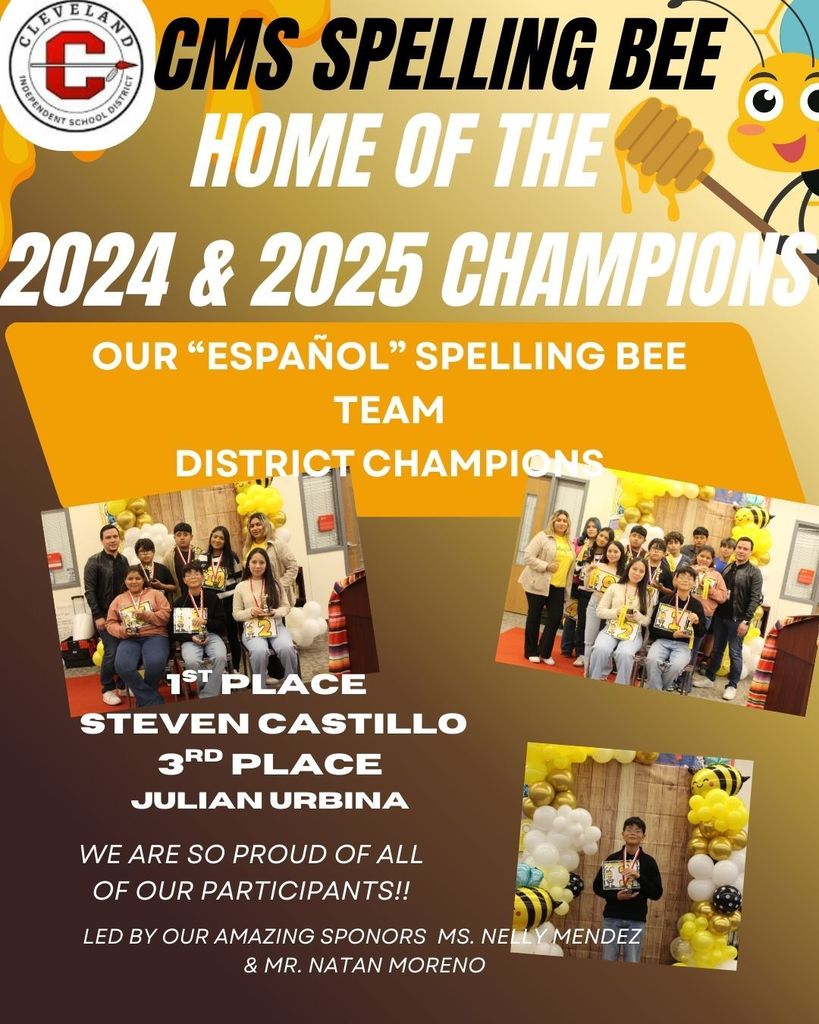 FLYER WITH A BUMBLE BEE SYMBOL , LETTERS WITH DISTRICT LOGO!