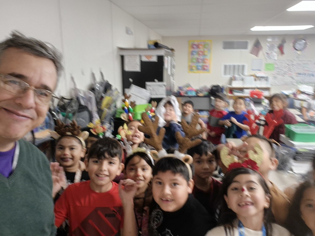 Children dressed as Christmas Reindeer