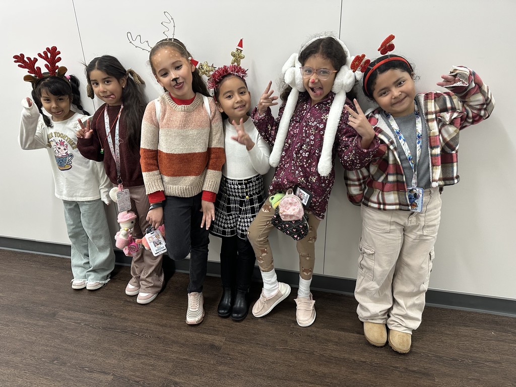 Children dressed as Christmas Reindeer