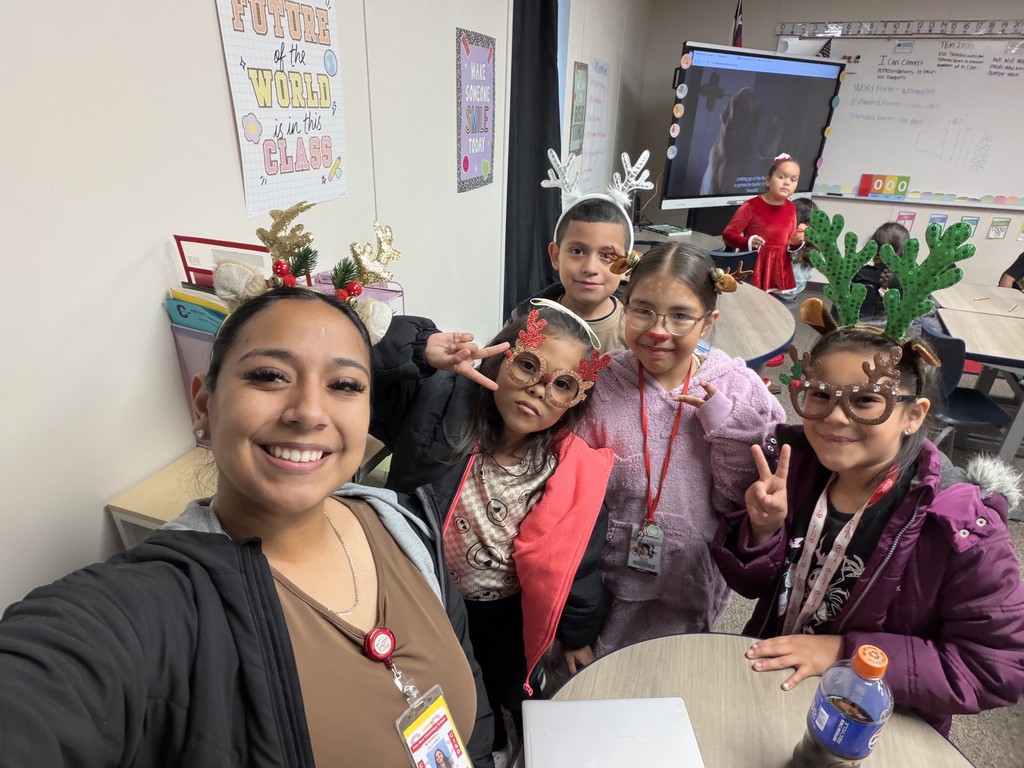 Children dressed as Christmas Reindeer
