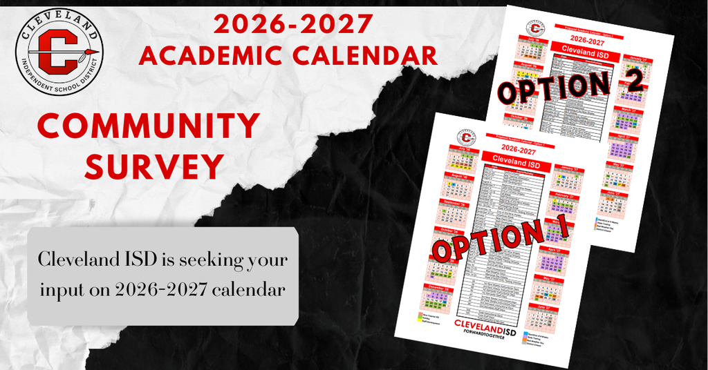 Cleveland ISD 2026-2027 Community Survey