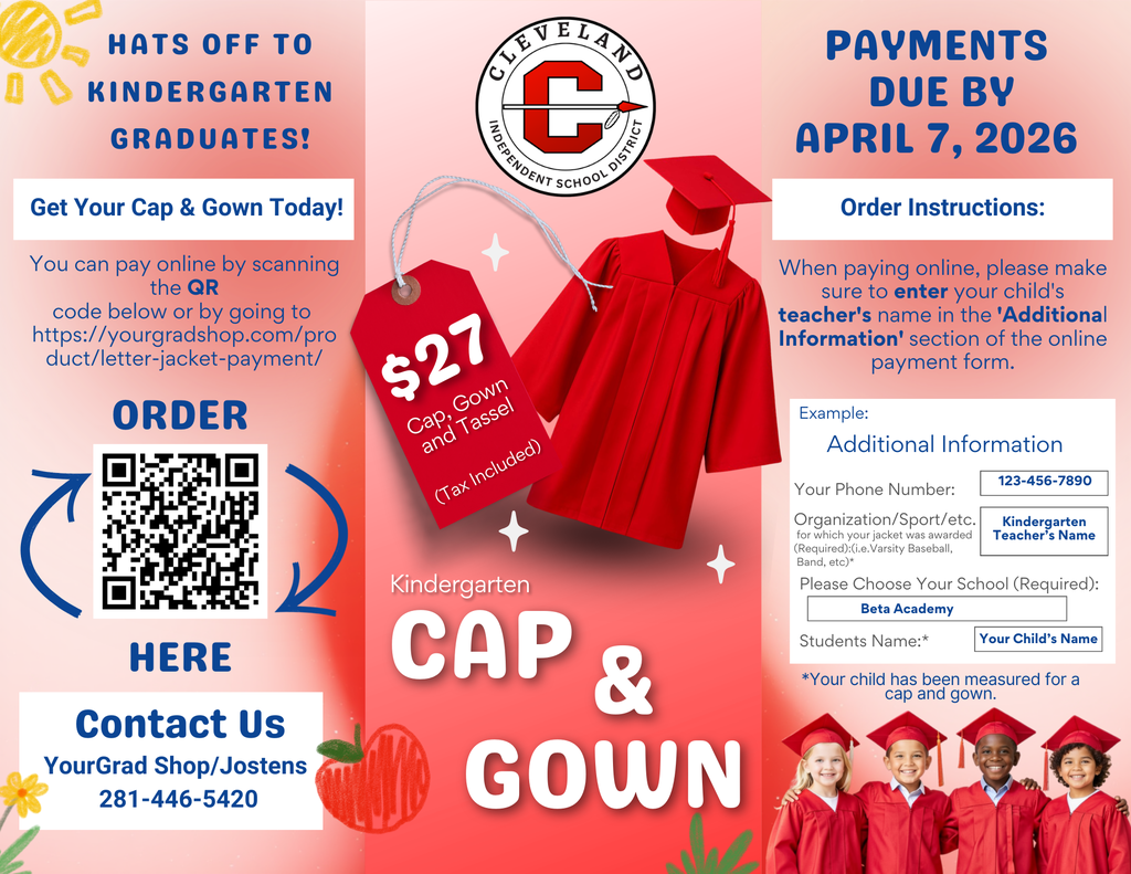 Cap and Gown Flyer- English