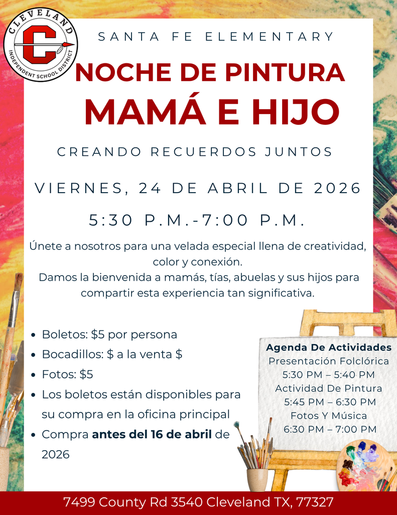 Noche de pintura para mama y hijo