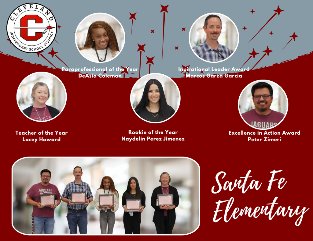 Santa Fe Elementary staff of the year.