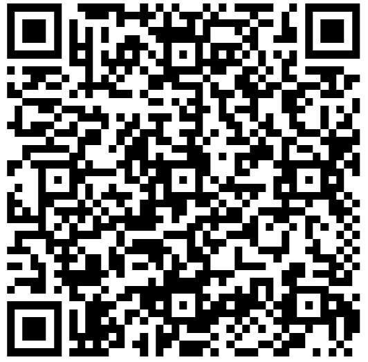 Black and white squares form a QR code, which is used to encode information for scanning.