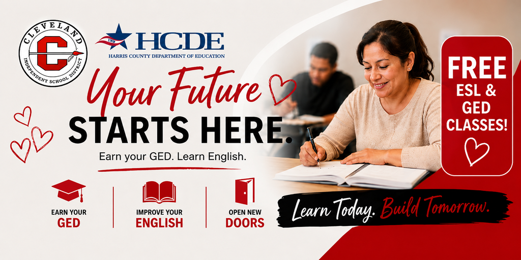 A woman sits at a desk, writing in a notebook. Behind her, a man studies. A text overlay reads, "Your Future Starts Here."