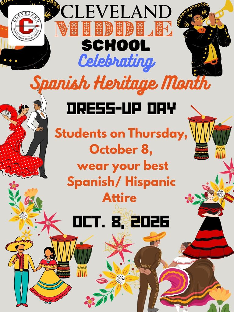 GREY FLYER WITH ORANGE, BLACK AND BLUE FONT; ALONG WITH HISPANIC MEN AND WOMEN!!
