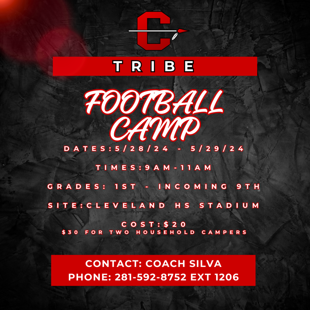 tribe football camp flyer
