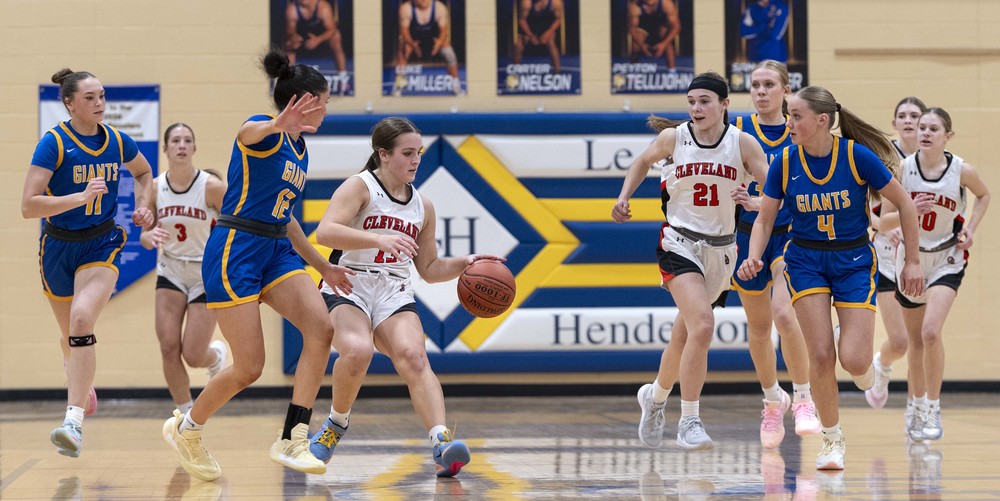 Kaitlyn Flowers with ball