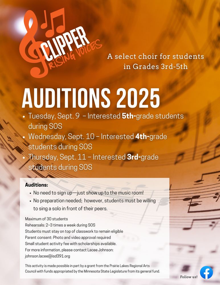 CRV tryout flyer