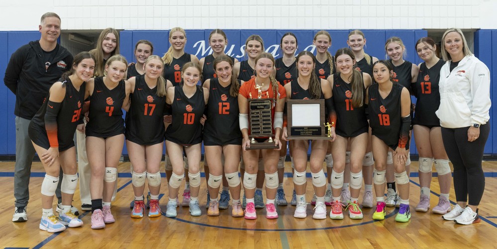 Team with trophies