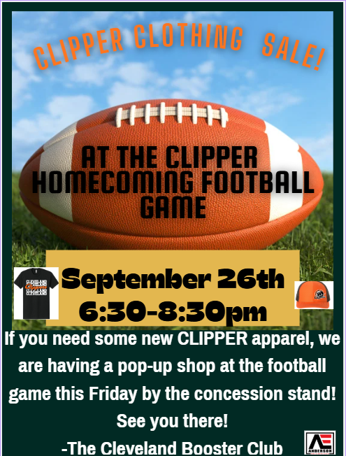 flyer for clothing order