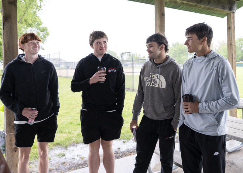 Boys at breakfast