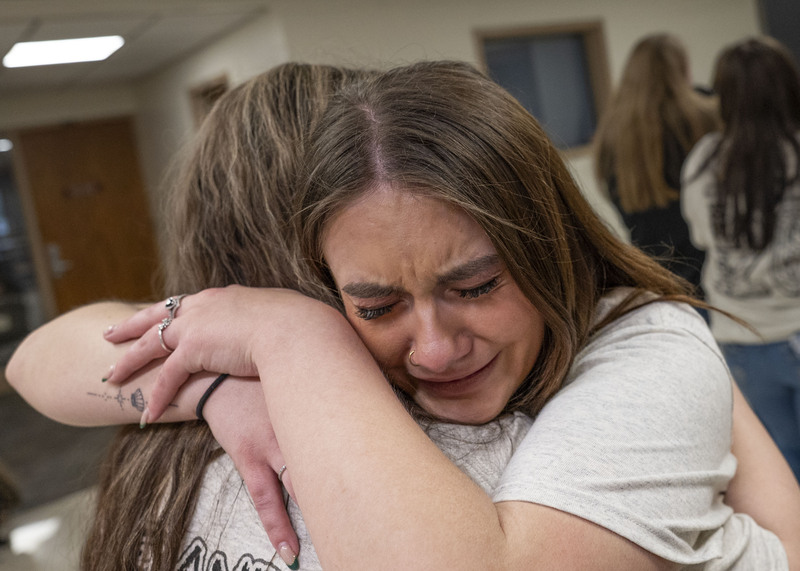 Student crying 