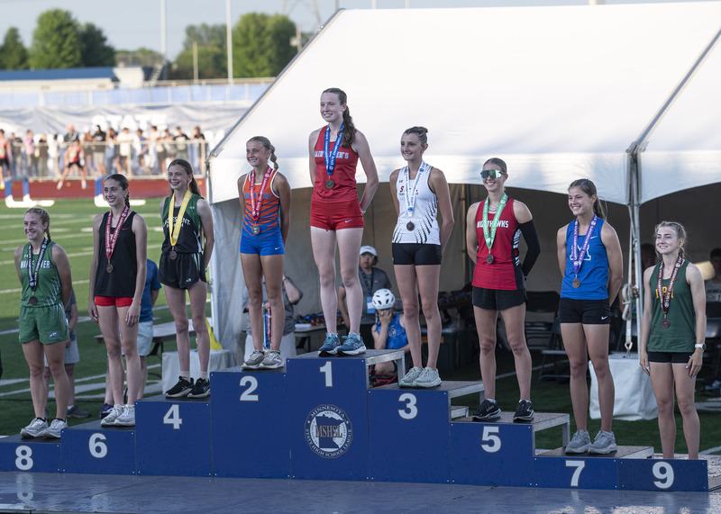 Charlotte on podium