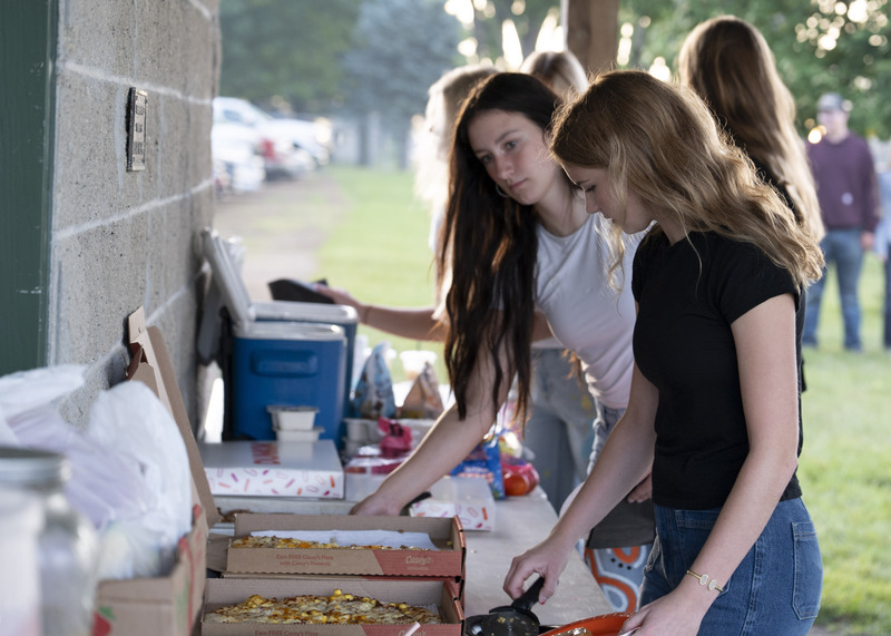 Buffet line