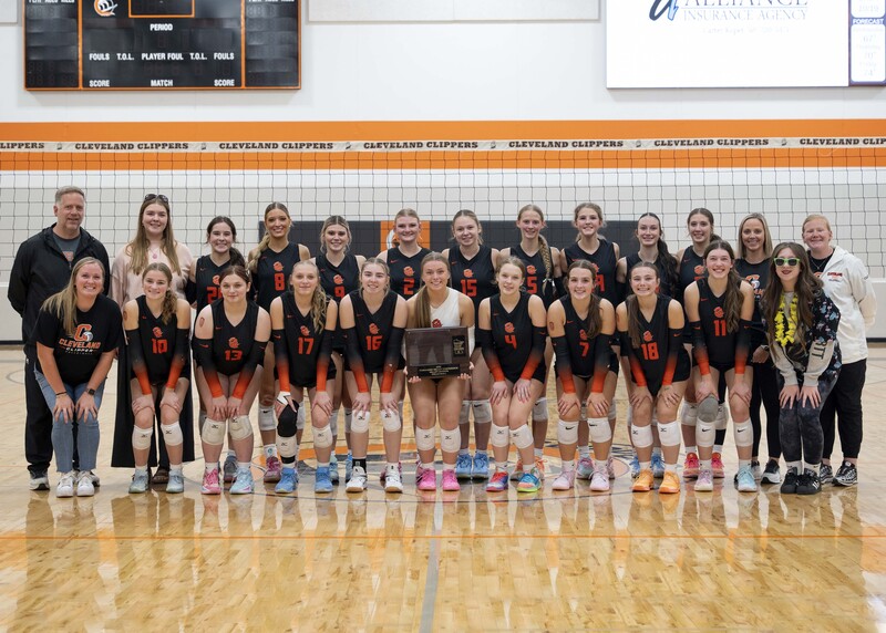 Team with trophy