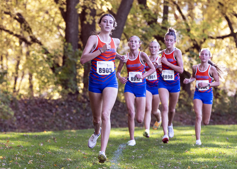 Girls running