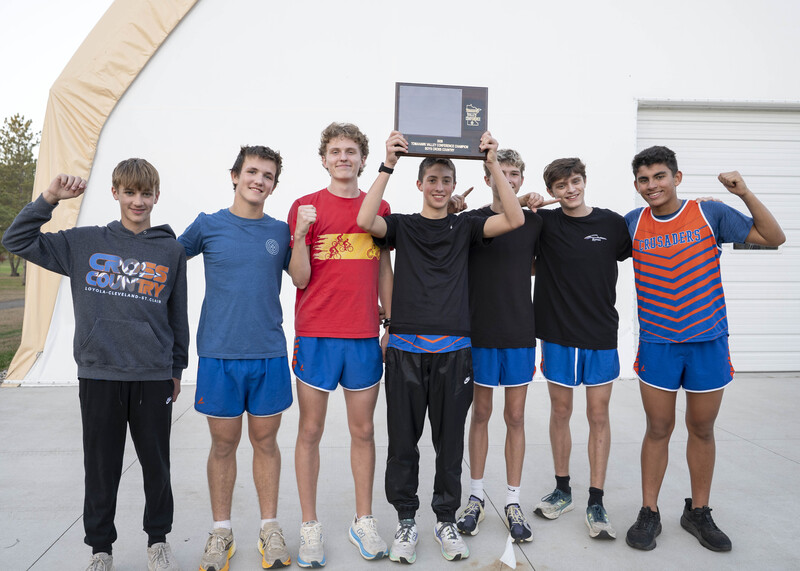Boys team with trophy