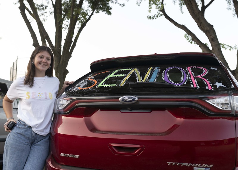 decorated car