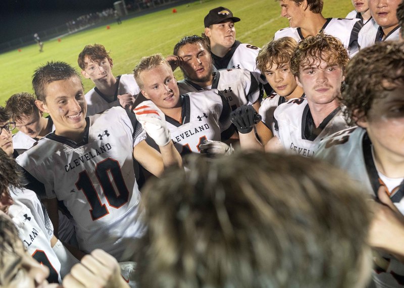 Huddle after game