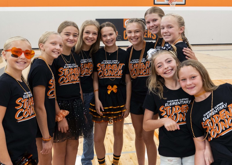 Student council girls