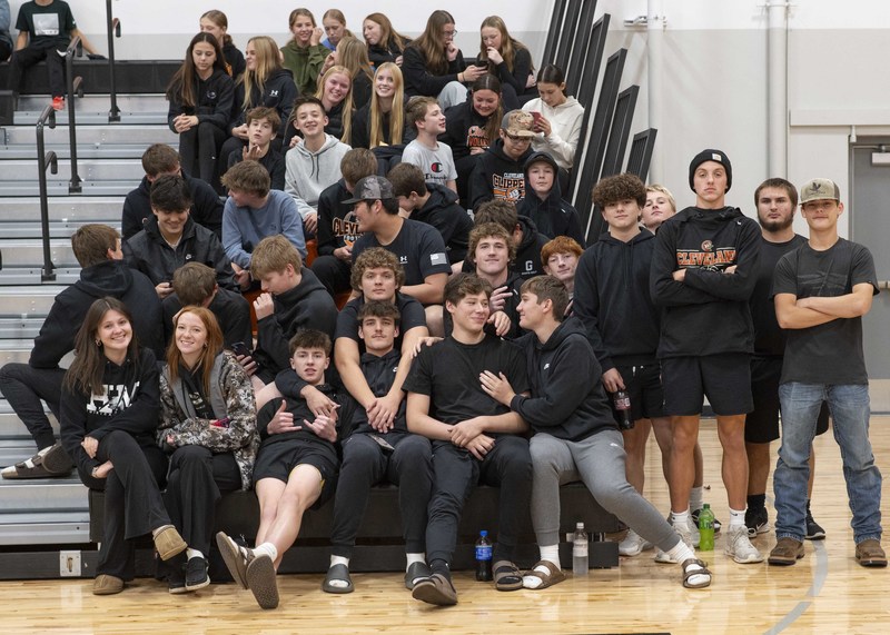 Students in black