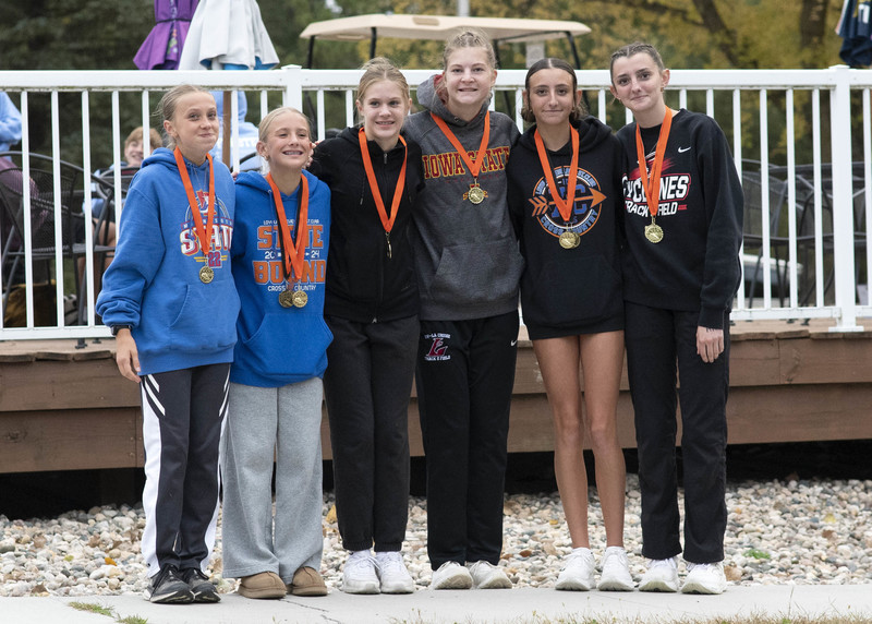 Girls medalists
