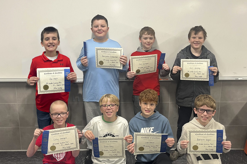 Science fair winners