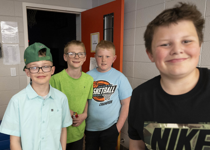 Fifth-grade boys