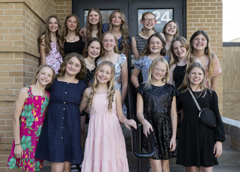 Sixth-grade girls