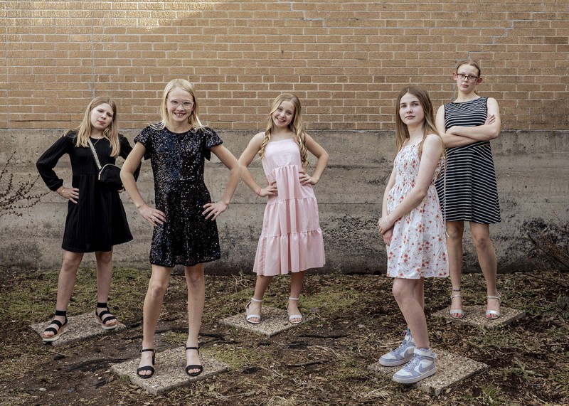 Sixth grade girls