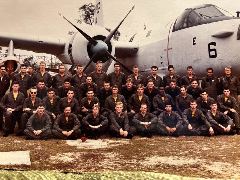 Janice Shelton as an aircrew candidate. In the front row, she is the only female. Janice Shelton as an aircrew candidate. In the front row, she is the only female.