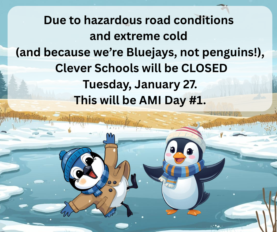 School cancelled graphic