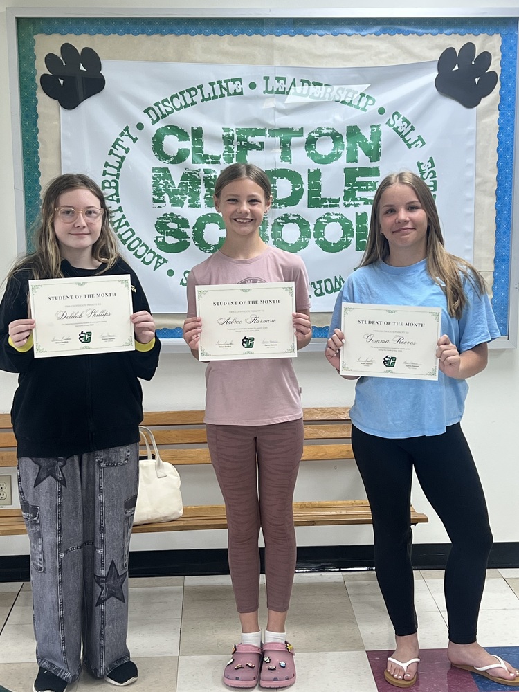 Students Of The Month For May